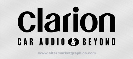 Clarion Audio Decals - Pair (2 pieces)
